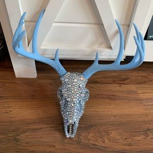 Rhinestone deer skull- handmade